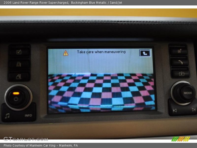 Buckingham Blue Metallic / Sand/Jet 2006 Land Rover Range Rover Supercharged