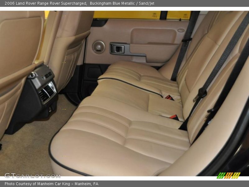Buckingham Blue Metallic / Sand/Jet 2006 Land Rover Range Rover Supercharged