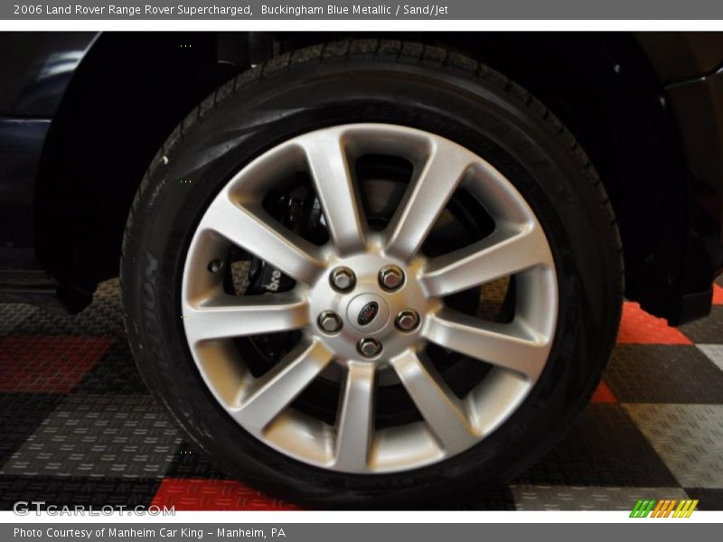 Buckingham Blue Metallic / Sand/Jet 2006 Land Rover Range Rover Supercharged