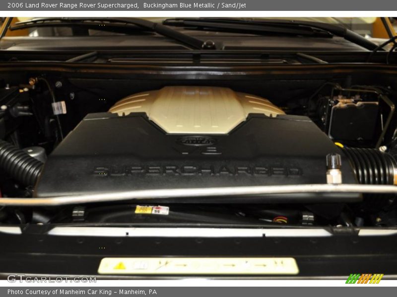 Buckingham Blue Metallic / Sand/Jet 2006 Land Rover Range Rover Supercharged