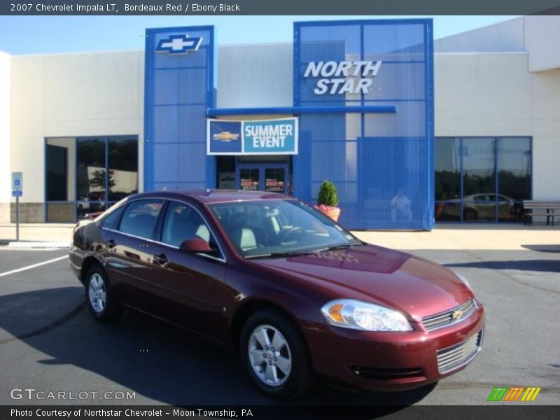 Bordeaux Red / Ebony Black 2007 Chevrolet Impala LT