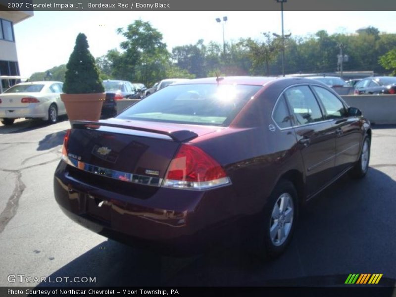 Bordeaux Red / Ebony Black 2007 Chevrolet Impala LT