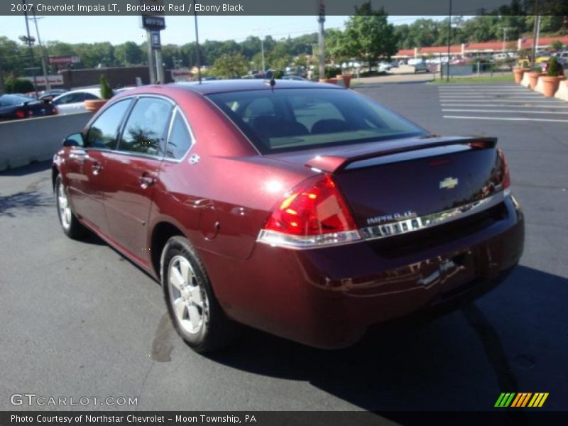 Bordeaux Red / Ebony Black 2007 Chevrolet Impala LT