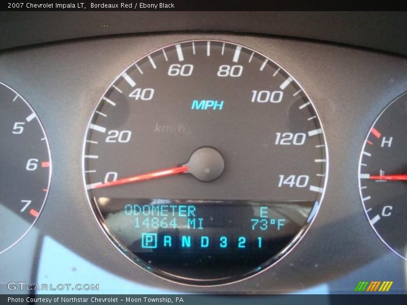 Bordeaux Red / Ebony Black 2007 Chevrolet Impala LT