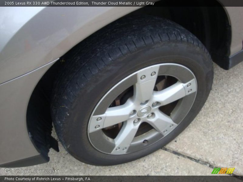 Thunder Cloud Metallic / Light Gray 2005 Lexus RX 330 AWD Thundercloud Edition
