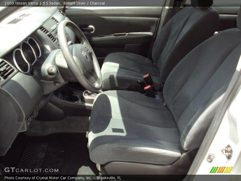 Brillant Silver / Charcoal 2009 Nissan Versa 1.8 S Sedan