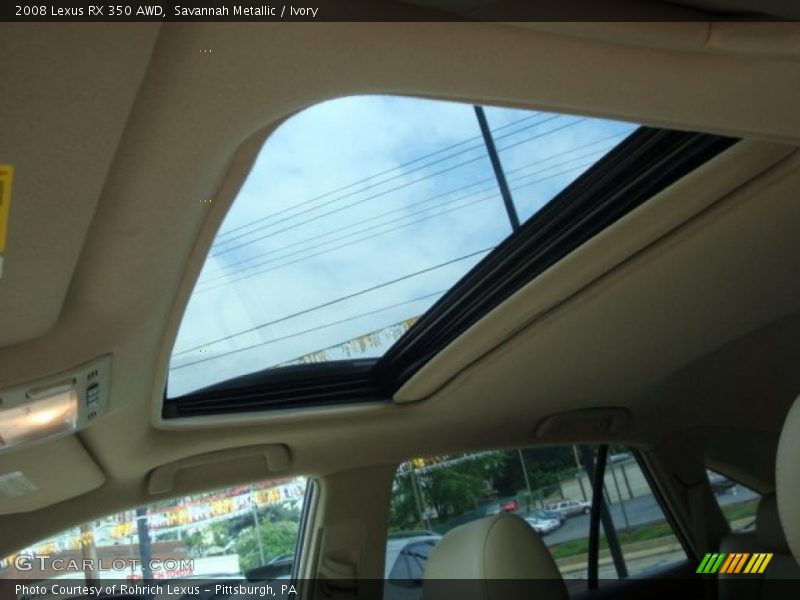 Savannah Metallic / Ivory 2008 Lexus RX 350 AWD
