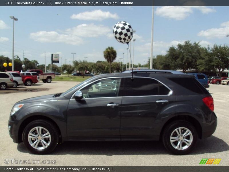 Black Granite Metallic / Jet Black/Light Titanium 2010 Chevrolet Equinox LTZ