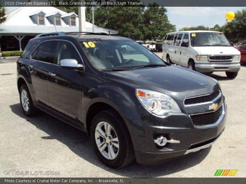 Black Granite Metallic / Jet Black/Light Titanium 2010 Chevrolet Equinox LTZ