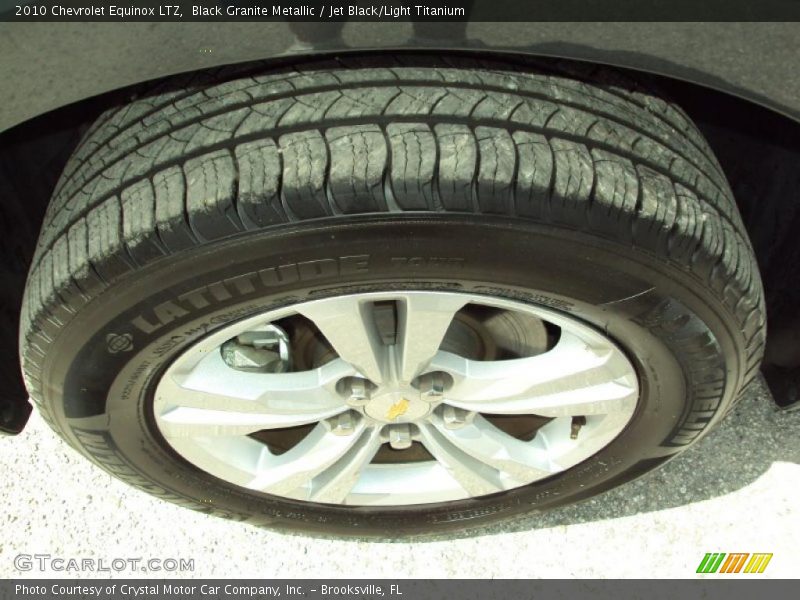 Black Granite Metallic / Jet Black/Light Titanium 2010 Chevrolet Equinox LTZ