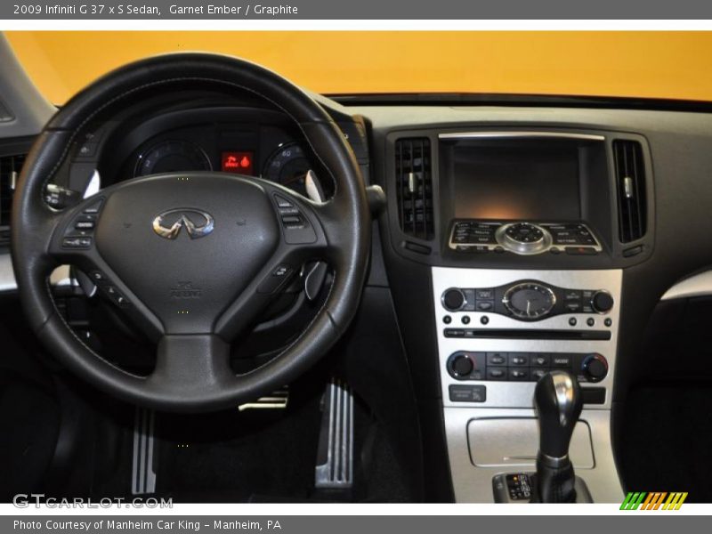 Garnet Ember / Graphite 2009 Infiniti G 37 x S Sedan