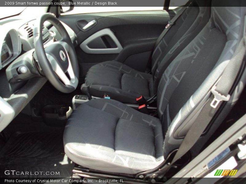 Blue Metallic / Design Black 2009 Smart fortwo passion coupe