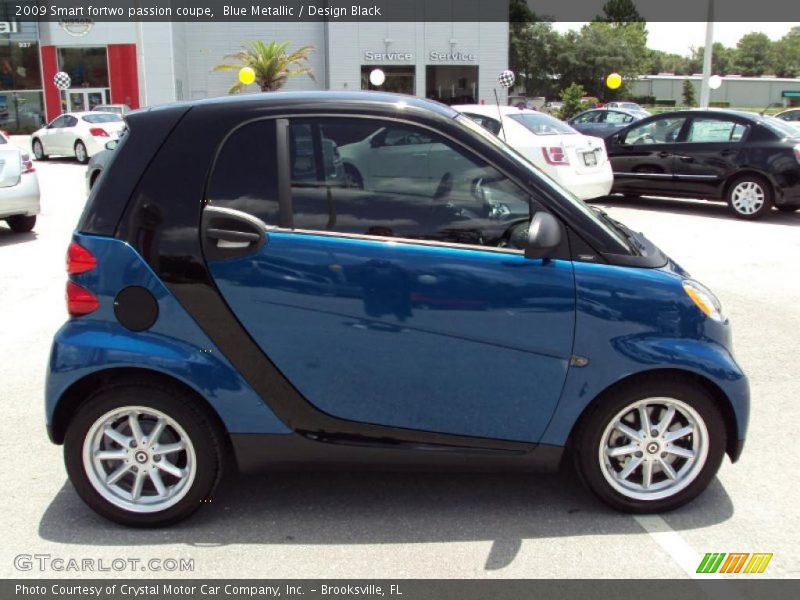 Blue Metallic / Design Black 2009 Smart fortwo passion coupe