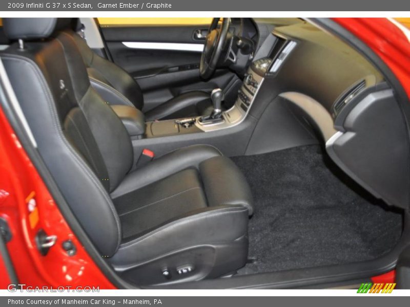 Garnet Ember / Graphite 2009 Infiniti G 37 x S Sedan