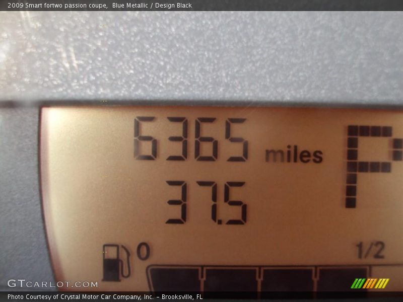 Blue Metallic / Design Black 2009 Smart fortwo passion coupe