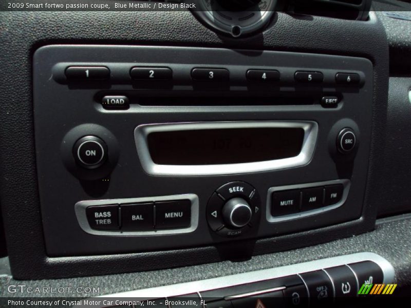 Blue Metallic / Design Black 2009 Smart fortwo passion coupe