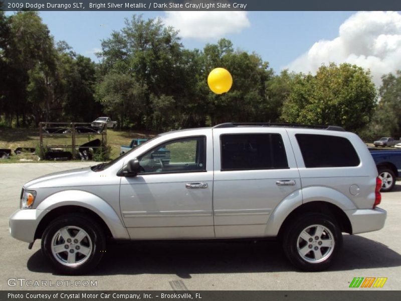 Bright Silver Metallic / Dark Slate Gray/Light Slate Gray 2009 Dodge Durango SLT