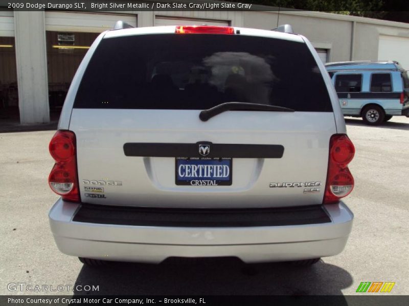 Bright Silver Metallic / Dark Slate Gray/Light Slate Gray 2009 Dodge Durango SLT