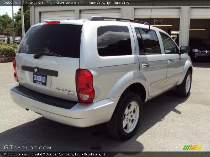 Bright Silver Metallic / Dark Slate Gray/Light Slate Gray 2009 Dodge Durango SLT