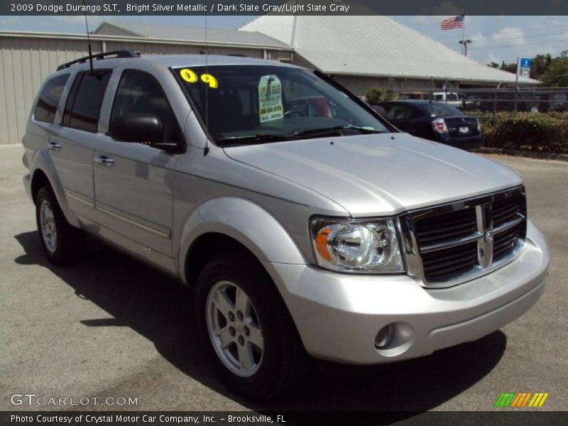 Bright Silver Metallic / Dark Slate Gray/Light Slate Gray 2009 Dodge Durango SLT