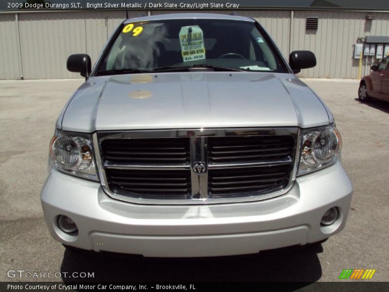 Bright Silver Metallic / Dark Slate Gray/Light Slate Gray 2009 Dodge Durango SLT