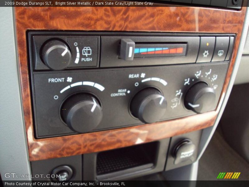 Bright Silver Metallic / Dark Slate Gray/Light Slate Gray 2009 Dodge Durango SLT