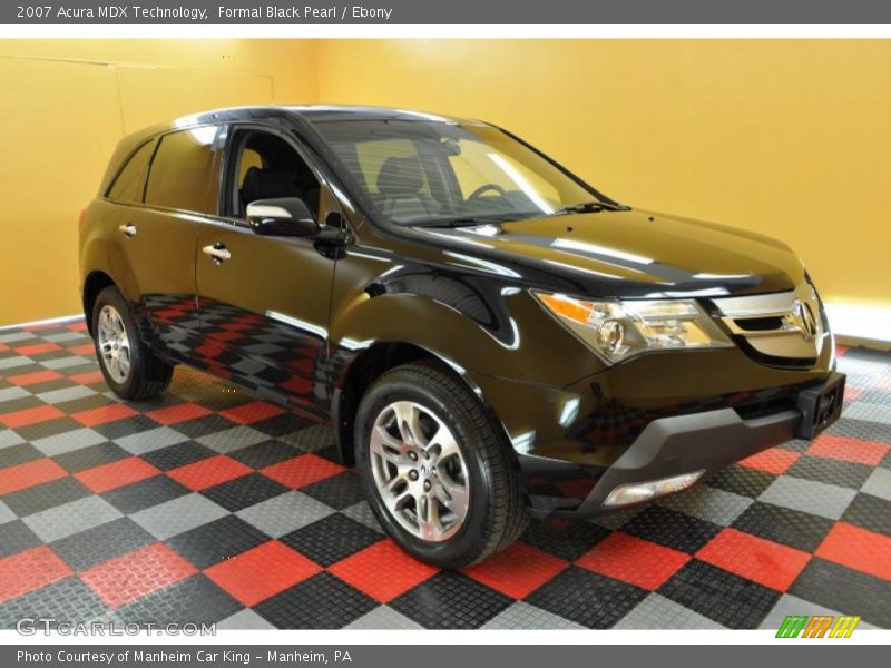 Formal Black Pearl / Ebony 2007 Acura MDX Technology