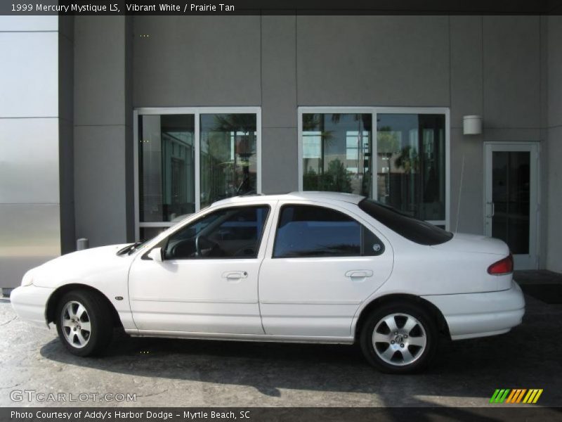 Vibrant White / Prairie Tan 1999 Mercury Mystique LS