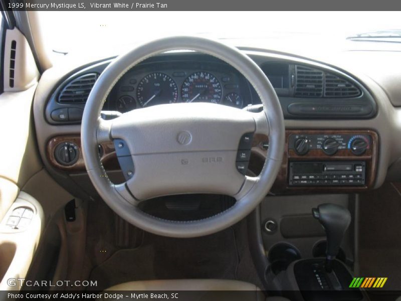 Vibrant White / Prairie Tan 1999 Mercury Mystique LS