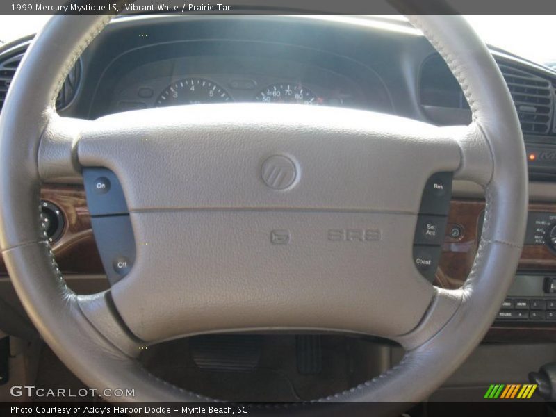 Vibrant White / Prairie Tan 1999 Mercury Mystique LS