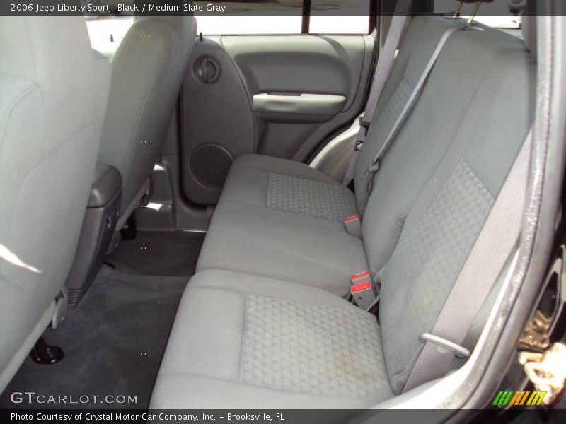 Black / Medium Slate Gray 2006 Jeep Liberty Sport