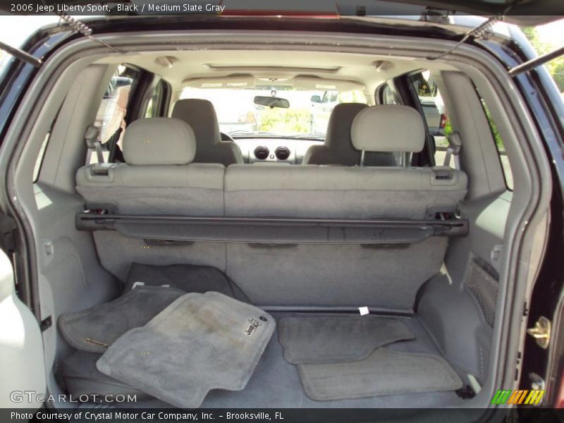 Black / Medium Slate Gray 2006 Jeep Liberty Sport