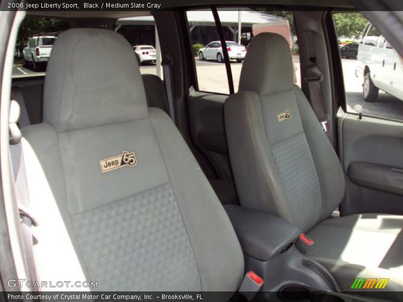 Black / Medium Slate Gray 2006 Jeep Liberty Sport