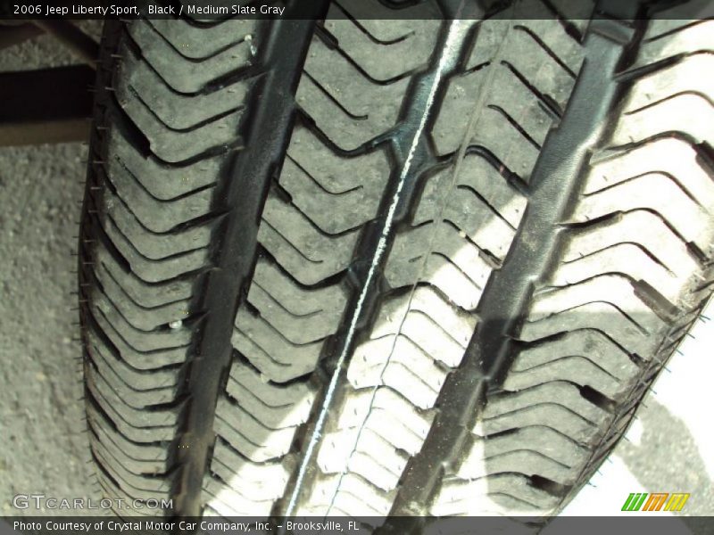 Black / Medium Slate Gray 2006 Jeep Liberty Sport
