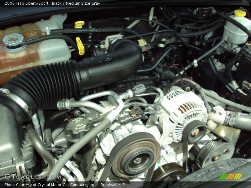 Black / Medium Slate Gray 2006 Jeep Liberty Sport