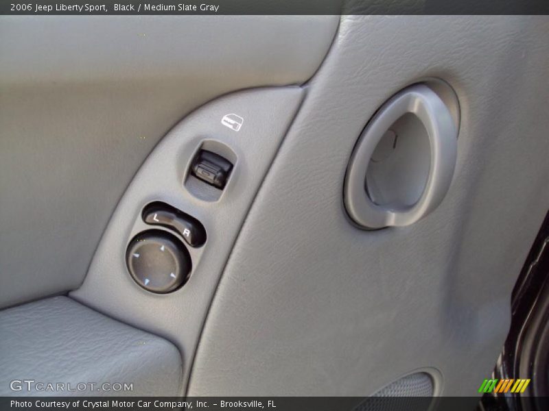 Black / Medium Slate Gray 2006 Jeep Liberty Sport