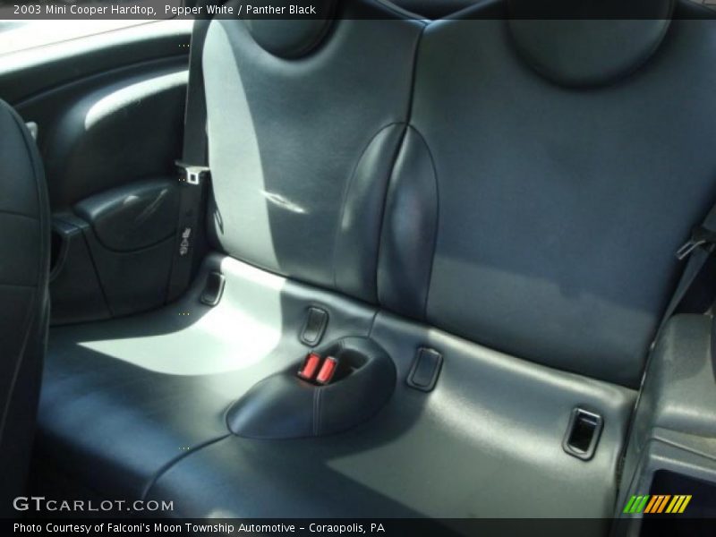 Pepper White / Panther Black 2003 Mini Cooper Hardtop