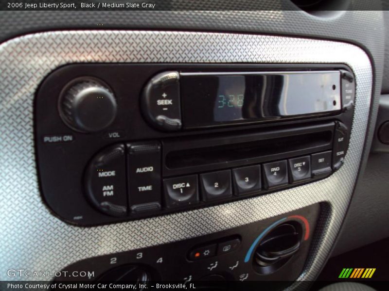 Black / Medium Slate Gray 2006 Jeep Liberty Sport