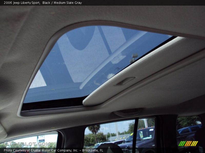 Black / Medium Slate Gray 2006 Jeep Liberty Sport