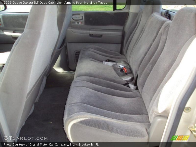 Light Almond Pearl Metallic / Taupe 2002 Dodge Dakota SLT Quad Cab