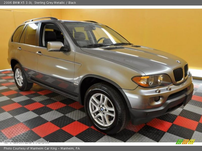 Sterling Grey Metallic / Black 2006 BMW X5 3.0i