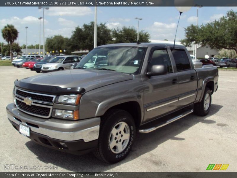 Graystone Metallic / Medium Gray 2006 Chevrolet Silverado 1500 Z71 Crew Cab 4x4