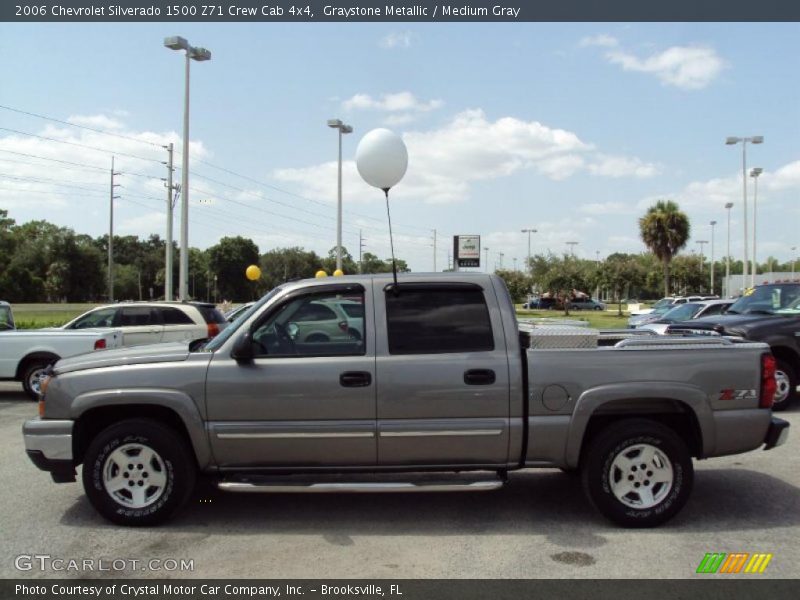 Graystone Metallic / Medium Gray 2006 Chevrolet Silverado 1500 Z71 Crew Cab 4x4
