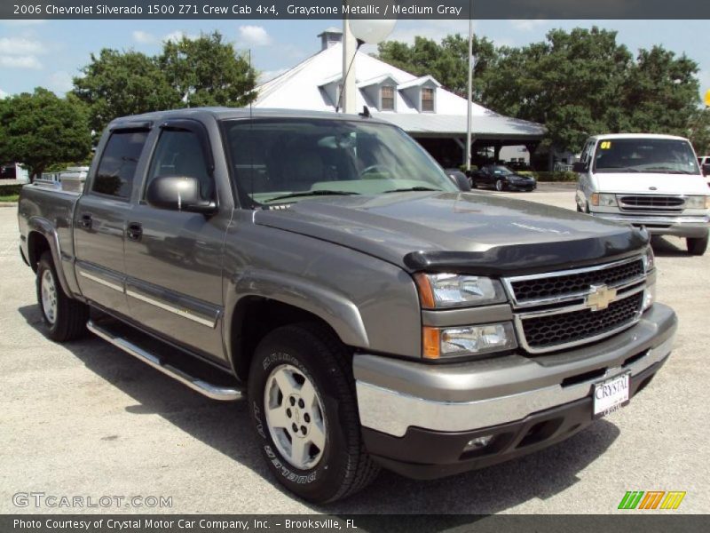 Graystone Metallic / Medium Gray 2006 Chevrolet Silverado 1500 Z71 Crew Cab 4x4