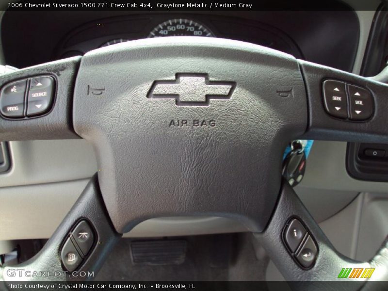Graystone Metallic / Medium Gray 2006 Chevrolet Silverado 1500 Z71 Crew Cab 4x4