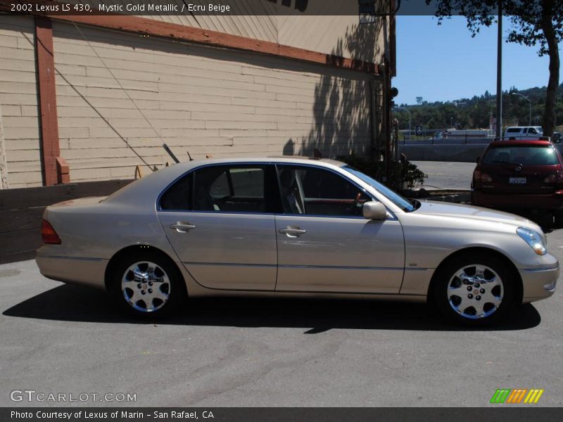 Mystic Gold Metallic / Ecru Beige 2002 Lexus LS 430