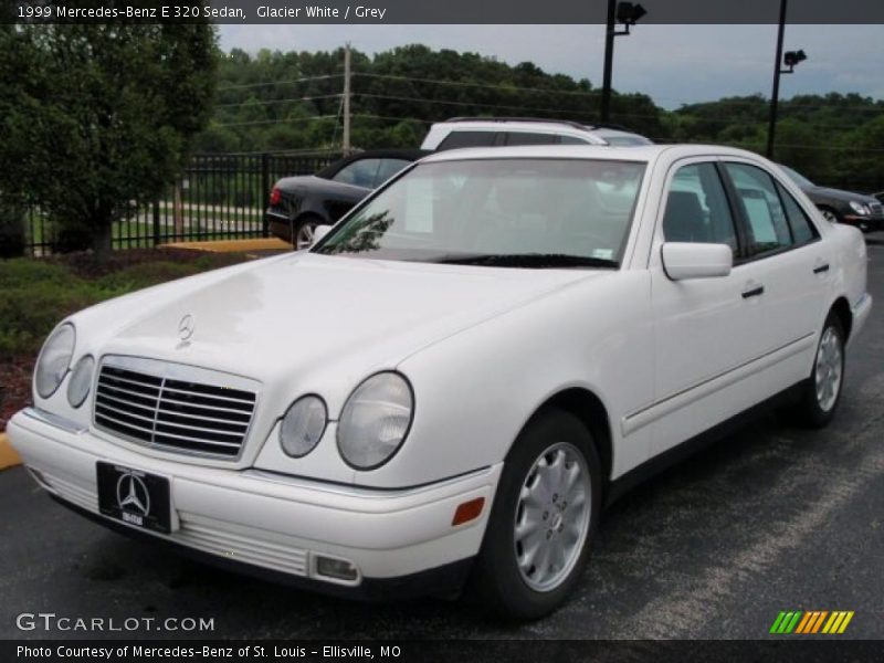 Glacier White / Grey 1999 Mercedes-Benz E 320 Sedan