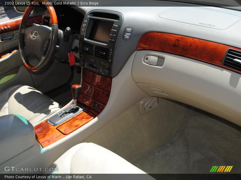Mystic Gold Metallic / Ecru Beige 2002 Lexus LS 430