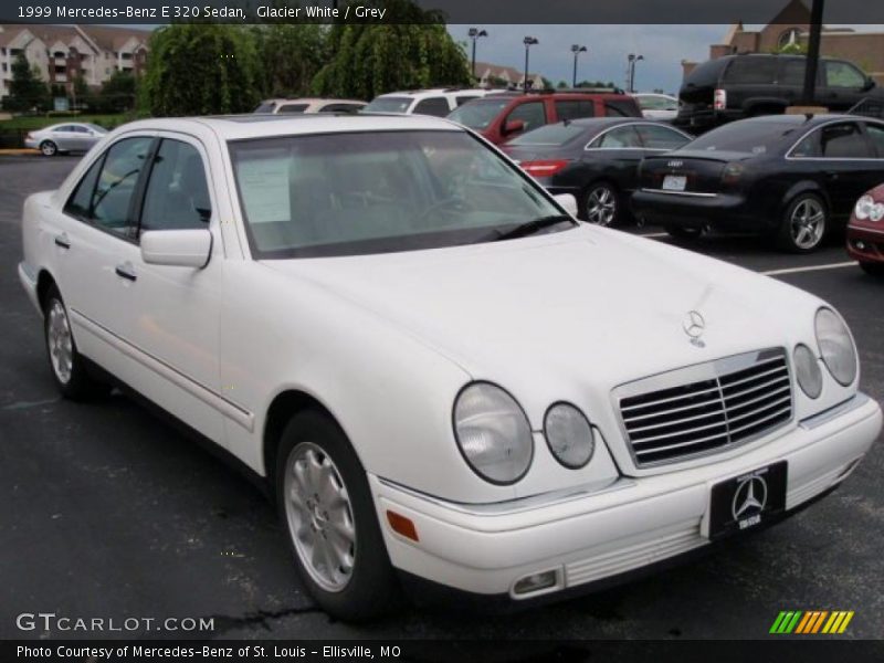 Glacier White / Grey 1999 Mercedes-Benz E 320 Sedan