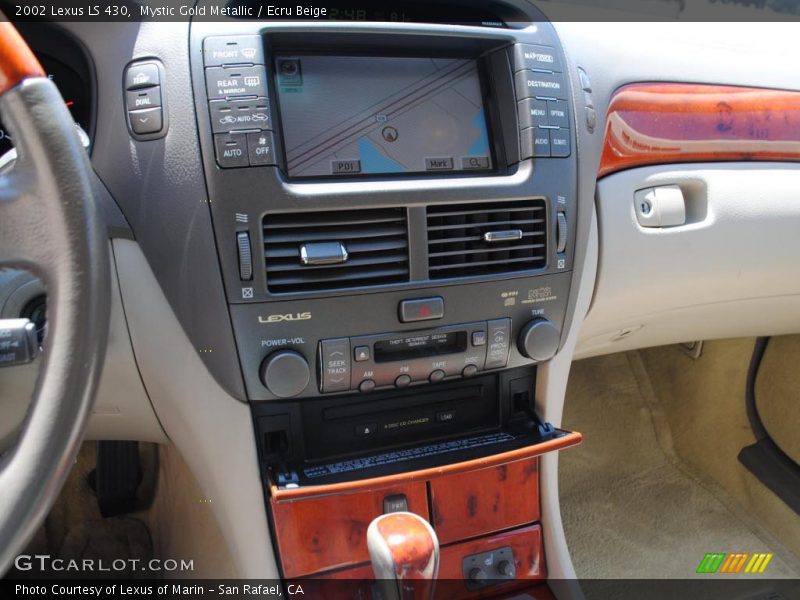 Mystic Gold Metallic / Ecru Beige 2002 Lexus LS 430